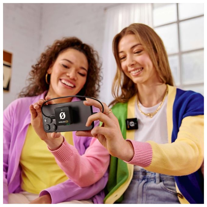 Røde WIRELESS ME Sistema Microfono Wireless Ultracompatto GainAssist portata 100m 7h batteria colore Nero
