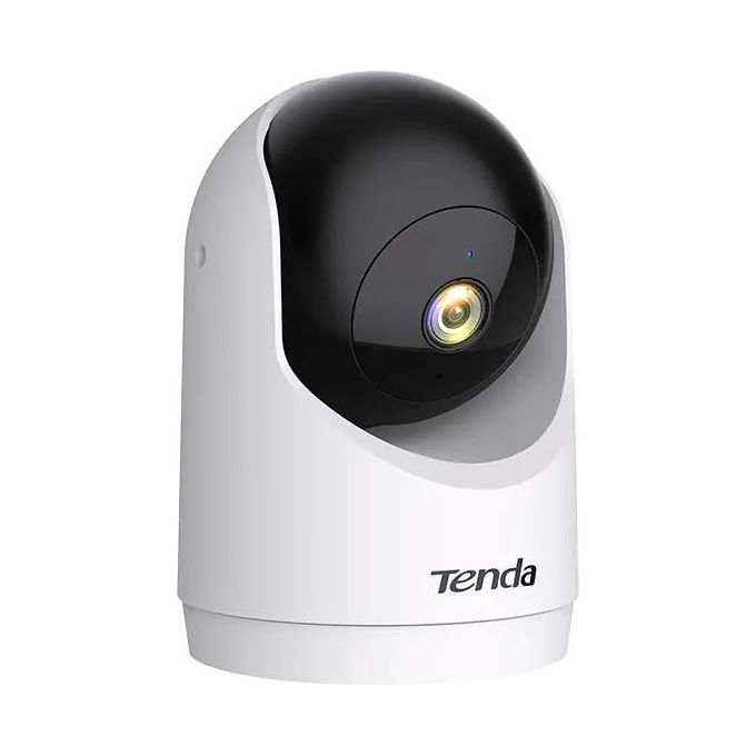 Tenda RP3 Telecamera IP Wi-Fi Interno Torretta 3MP 2304x1296 Visione Notturna Audio Bidirezionale MicroSD 256GB colore Bianco