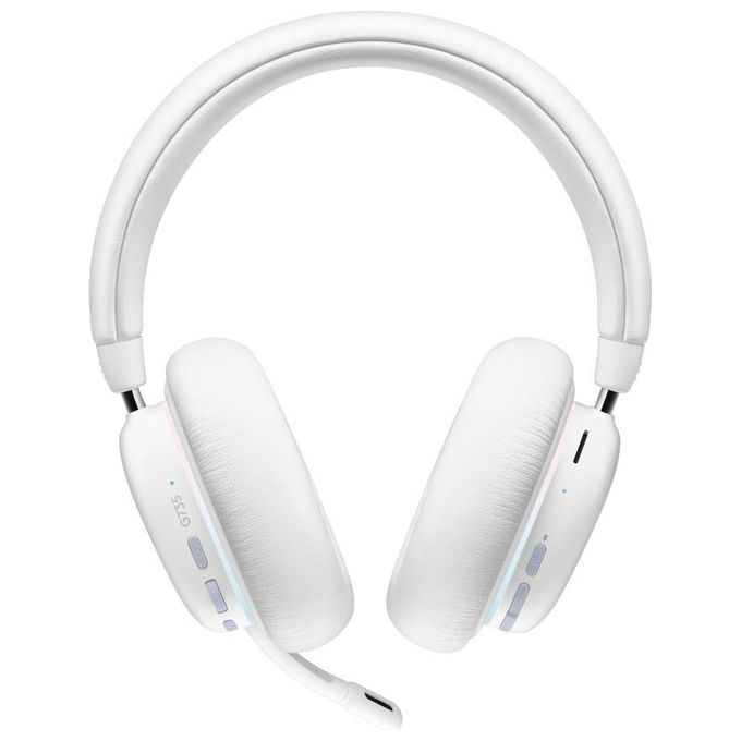 Logitech G 981-001083 G735 Cuffie da Gaming Wireless LIGHTSPEED Bluetooth Microfono Rimovibile 40 mm RGB LIGHTSYNC 273 g colore Bianco
