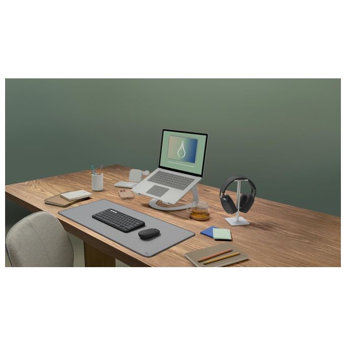 Logitech 920-012221 Pebble 2 Combo Kit Tastiera e Mouse Wireless Bluetooth Logi Bolt QWERTY Italiano Easy-Switch 3 Dispositivi colore Grafite