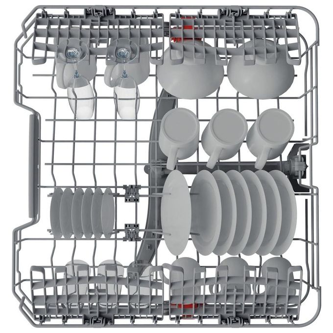 Hotpoint HIS 7030 WEL Lavastoviglie da Incasso 14 coperti Classe D 43 dB Terzo Cestello Inverter AquaStop (82x59.8x55 cm) colore Inox