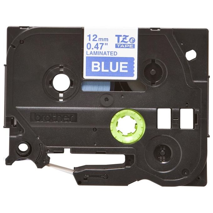 Brother Nastro tipo tz 12mm Bianco blu