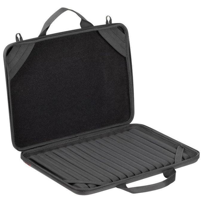 Rivacase 5130 Custodia Rigida Antishock per MacBook Air 15 e Laptop 14'' Idrorepellente Tracolla Rimovibile colore Nero