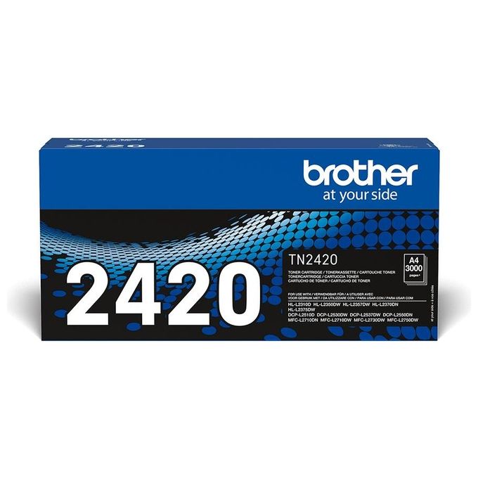 Brother TN-2420 Toner Originale Alta Capacita' 3000 Pagine per Stampanti Laser colore Nero