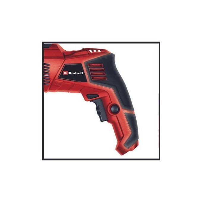 Einhell TE-ID 500 E Trapano a Percussione 550W 3000 rpm Mandrino Senza Chiave Foratura Legno 25mm Acciaio 8mm colore Rosso