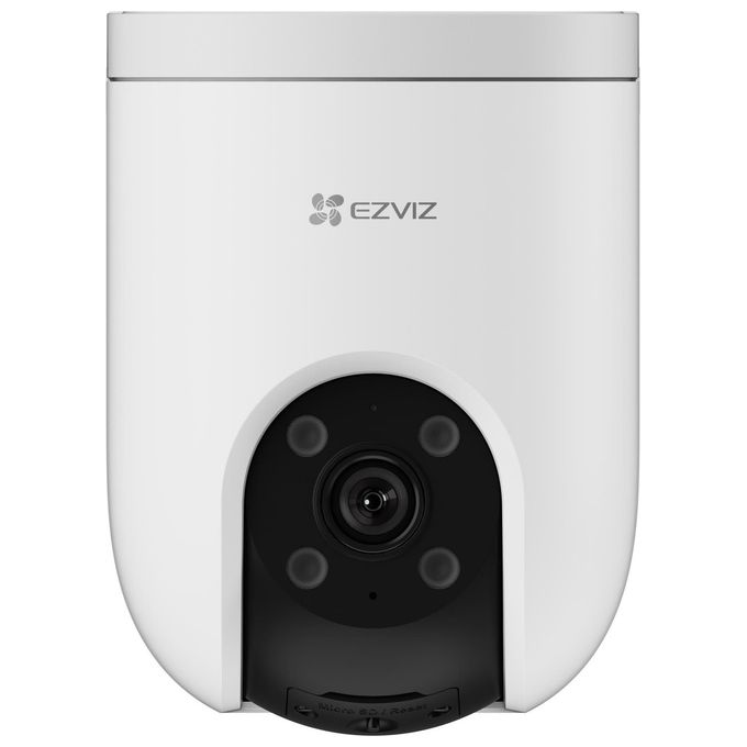 Ezviz CS-H8C POE 2K Telecamera di Sicurezza IP Cupola Esterno 2K PoE Visione Notturna Audio Bidirezionale colore Bianco
