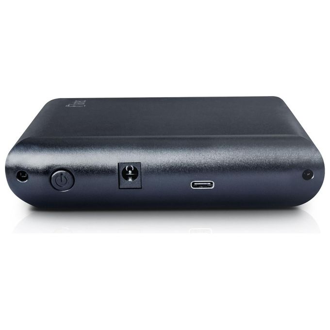 Fantec DB-ALU31 Box Esterno per HDD SSD 3.5'' 2.5'' SATA USB 3.2 Gen 2 Type-C 10 Gbit-s Alluminio colore Nero