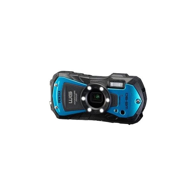 Pentax 02144 WG-90 Fotocamera per sport d'azione 16 MP CMOS Full HD 5x zoom ottico colore Blu
