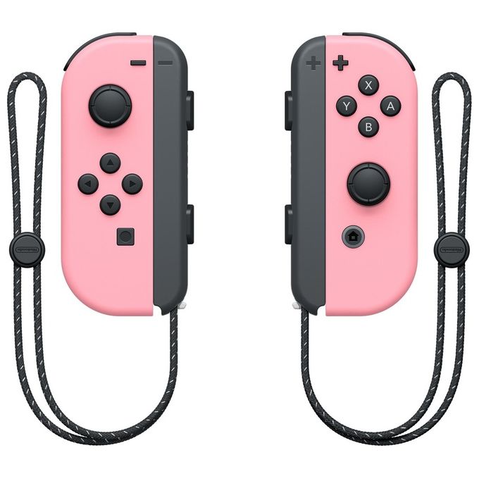 Nintendo 10013375 Switch Set da Due Joy-Con Controller Wireless Bluetooth compatibile Nintendo Switch e OLED colore Rosa Pastello