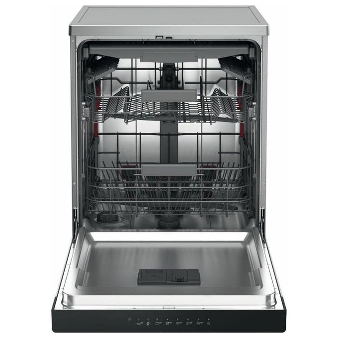Whirlpool WFC3C26PFX Lavastoviglie Libera Installazione 14 coperti Classe E 6° SENSO NaturalDry 46 dB 8 programmi (85x60x59 cm) colore Inox
