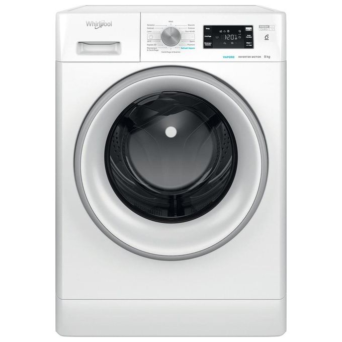 Whirlpool FFB 846 SV IT Lavatrice Caricamento Frontale 6° SENSO Steam Refresh Classe energetica A Capacita' di carico 8 Kg Centrifuga 1400 giri Inverter