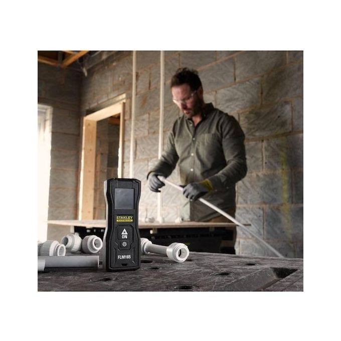 Stanley FMHT77165-0 FatMax Misuratore Laser 50 m precisione 1,5 mm batteria Li-Ion ricaricabile USB colore Nero