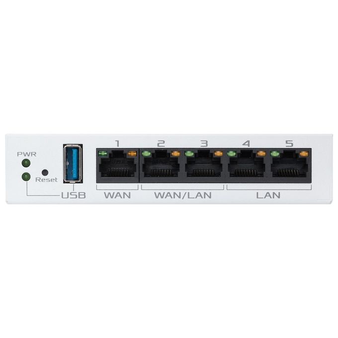 ASUS 90IG08E0-MO3B00 ExpertWiFi Router Cablato Gigabit Ethernet 5 Porte con Supporto Multi-WAN VPN Server e Client Firewall Layer 7 colore Bianco