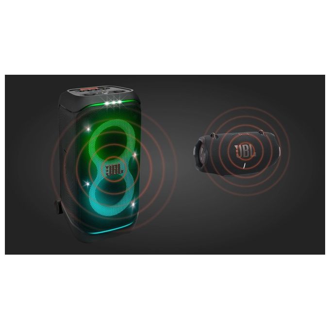 JBL JBLPBSTAGE320EP PartyBox Stage 320 Cassa Bluetooth Portatile 240 W Luci LED IPX4 Batteria 18h colore Nero