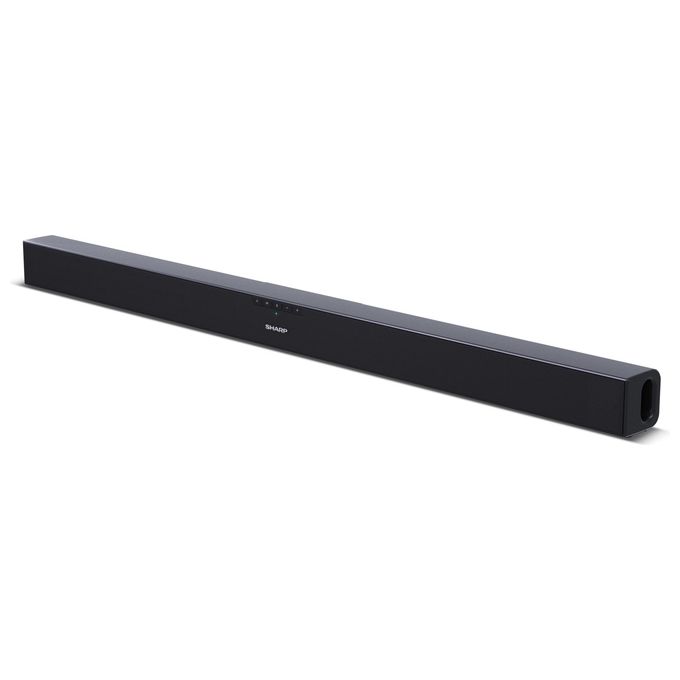 Sharp Soundbar HT-SB140 2.0 150W Bluetooth HDMI ARC-CEC Audio Ottico Nero Satinato