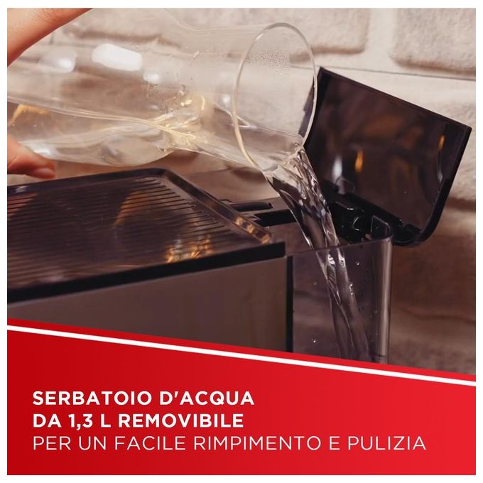 Polti PCEU0131 Coffea P10S Macchina da caffe' Manuale Combinata 1,3 L 15 bar 1450 W Montalatte Integrato Due Tazze Contemporaneamente Spegnimento Automatico colore Argento