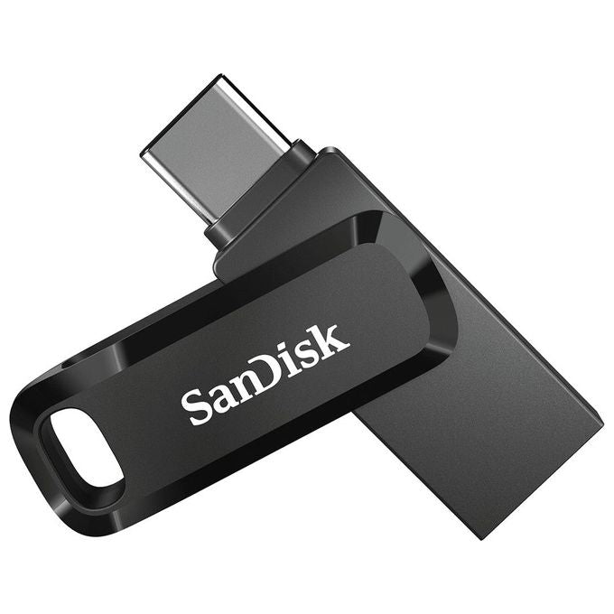 SanDisk Ultra Dual Drive Go Chiavetta Usb 64Gb Usb 3.1 Gen 1 Usb-C Nero