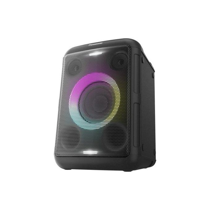 Panasonic SC-BMAX5E-K Altoparlante Portatile Bluetooth 75W 2.1 Canali Woofer 14cm Batteria 9h Karaoke Luci LED colore Nero