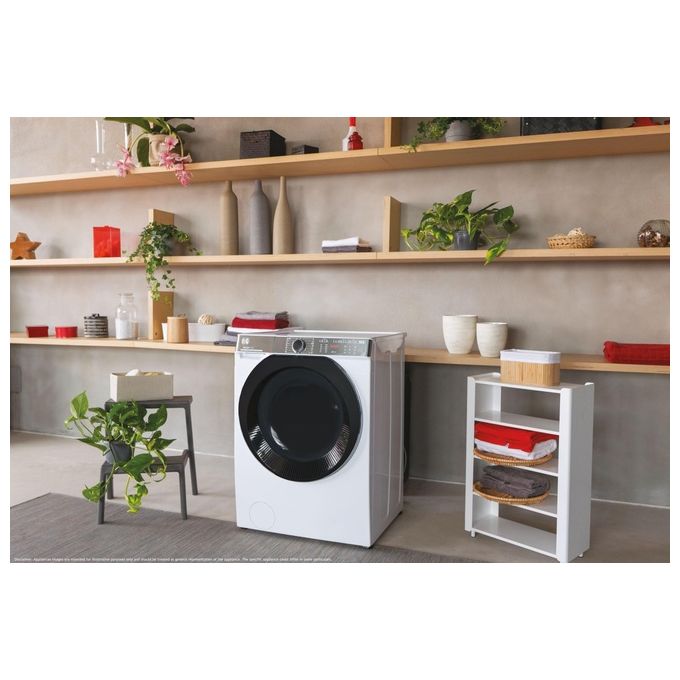Hoover H5WPB414AMBC-S H-WASH 550 Lavatrice Frontale 14 Kg 1400 rpm Classe A Inverter Wi-Fi Vapore (85x60x68 cm) colore Bianco