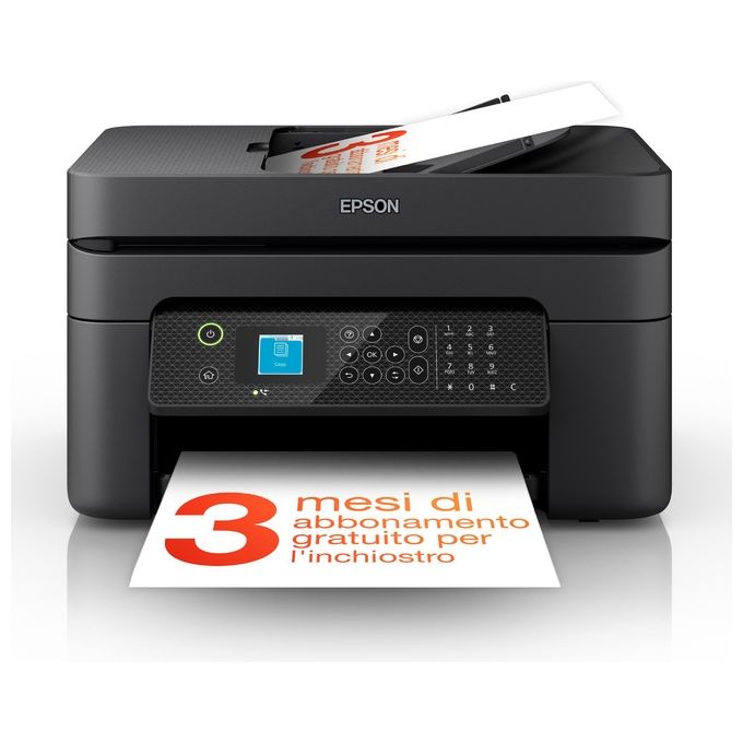 Epson WF-2930DWF WorkForce Stampante Multifunzione Inkjet A4 Stampa Fronte Retro ADF Wi-Fi AirPrint 33 ppm colore Nero