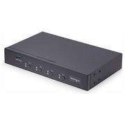 StarTech P4A20132-KM-SWITCH Switch KM a 4 porte con commutazione del mouse USB 3.0 condivisione tastiera mouse audio 3.5 mm colore Nero