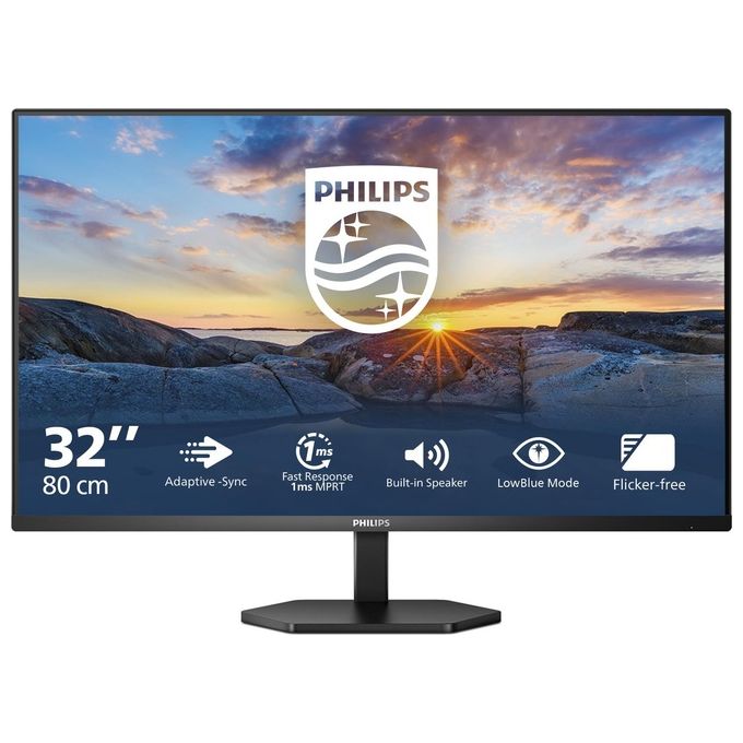 PHILIPS 32E1N3100LA-00 Serie 3000 Monitor 32'' Full HD 1920x1080 75Hz Pannello VA 2 HDMI VGA Altoparlanti Integrati colore Nero