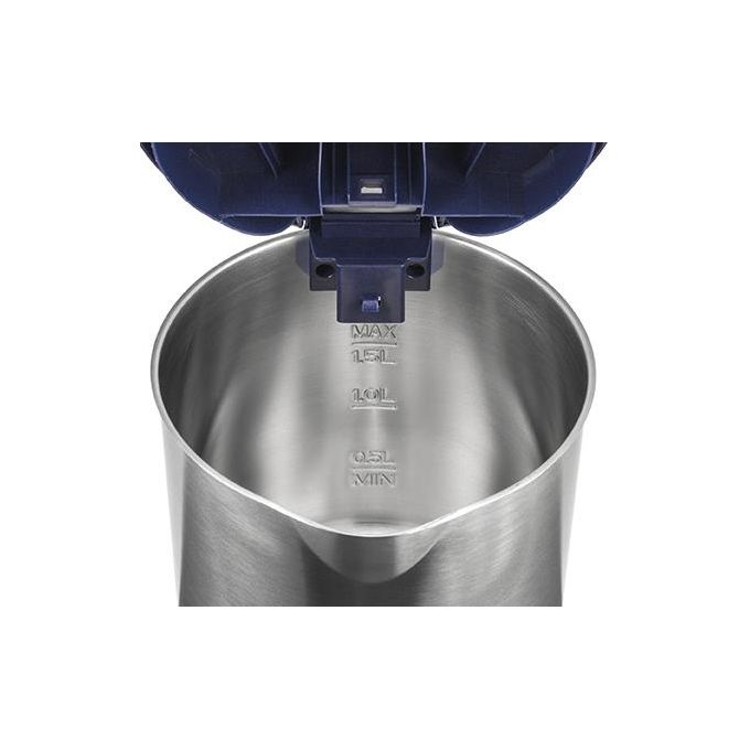 Unold 18018 Bollitore Elettrico 1,5 L 2200 W Elemento Riscaldante Nascosto Base Girevole 360° colore Blu
