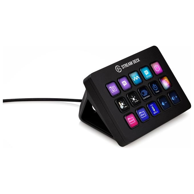 Elgato 10GBA9901 Stream Deck MK.2 Controller da Studio 15 Tasti LCD Programmabili USB colore Nero
