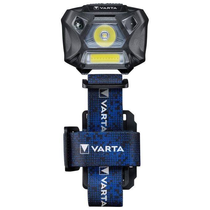 Varta Work Flex Motion Sensor H20 Torcia a Fascia Nero-Blu Led