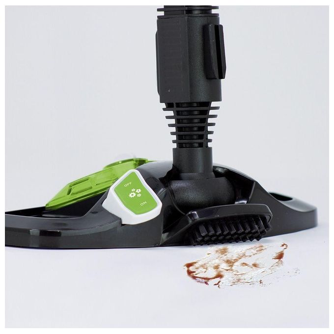 Polti PTEU0317 Vaporetto Smart 110 Eco Pulitore a Vapore Cilindrico 1500W 4 bar Autorefill 110 g-min colore Nero Verde Bianco