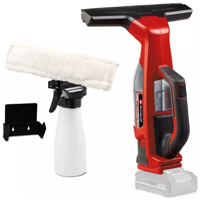Einhell 3437100 Brillianto Lavavetri a Batteria Power X-Change 18V Bocchetta 28 cm Serbatoio 100 ml Senza Batteria