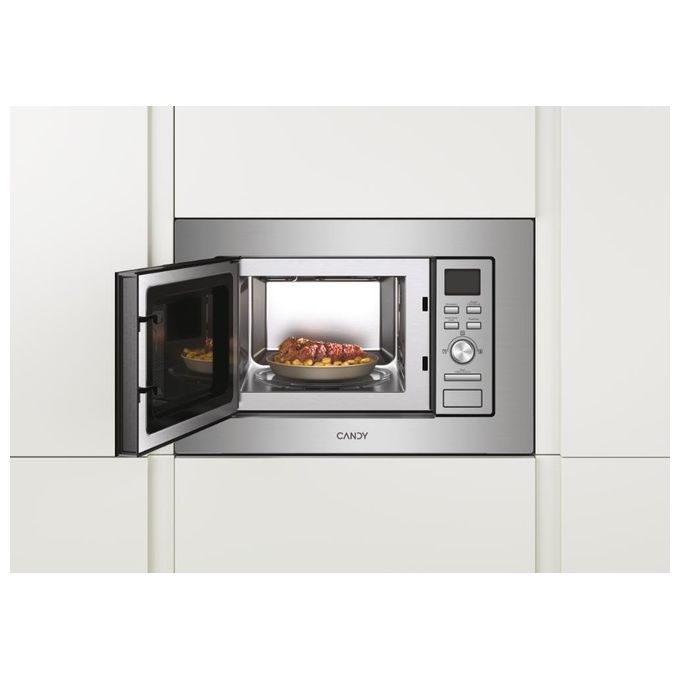 Candy MIS1730X Forno a microonde da incasso Solo Microonde 17 L 1000 W Scongelamento rapido colore Silver