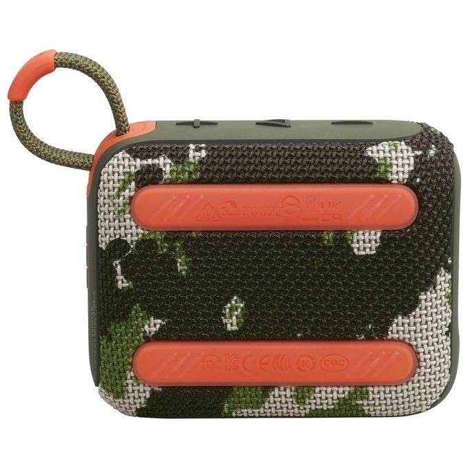 JBL JBLGO4SQUAD Go 4 Altoparlante Bluetooth Portatile 4,2 W IP67 Waterproof Antipolvere Autonomia 7 h colore Mimetico