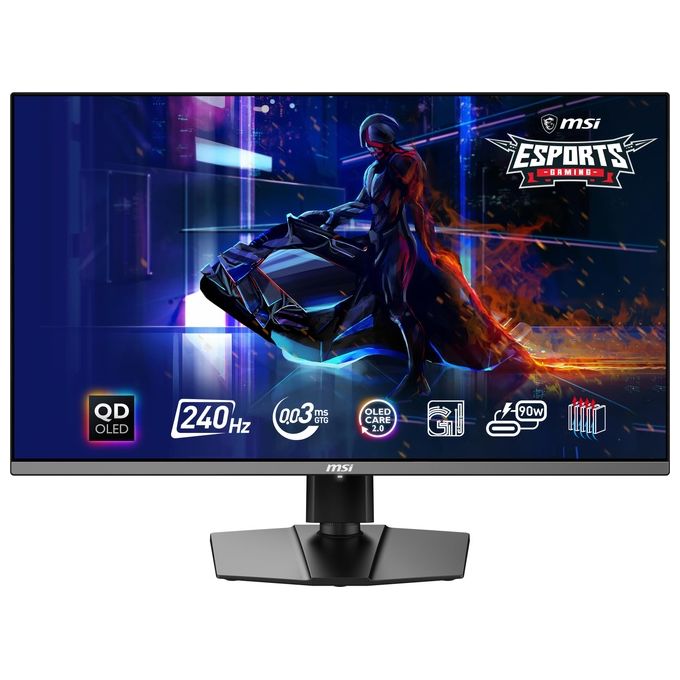 MSI 9S6-3DD29A-001 MPG 321URX QD-OLED Monitor Gaming 31.5'' 4K UHD 240 Hz QD-OLED 0.03 ms colore Nero