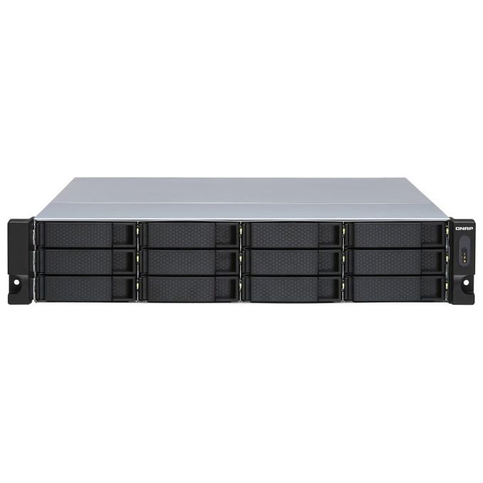 Qnap TL-R1200S-RP Contenitore di Unita' Di Archiviazione 2,5-3,5'' Enclosure Hdd-Ssd Nero-Grigio