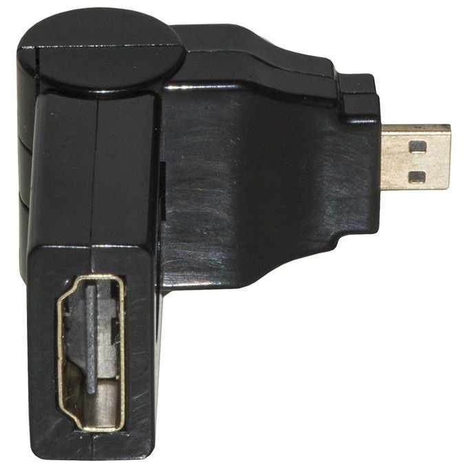 Link adattatore micro hdmi maschio - hdmi femmina con connettore inclinabile