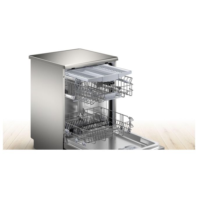Bosch SMS4HMI07E Serie 4 Lavastoviglie Libera Installazione 14 coperti Classe D 42 dB Home Connect AquaStop (85x60x60 cm) colore Inox