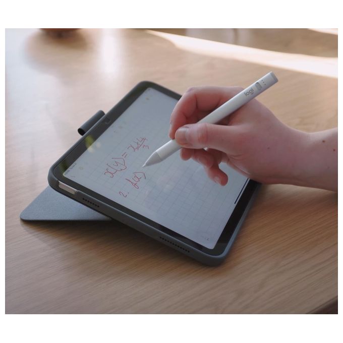 Logitech F00012 Crayon Stilo Digitale per iPad USB-C Tecnologia Apple Pencil 7 ore autonomia colore Argento