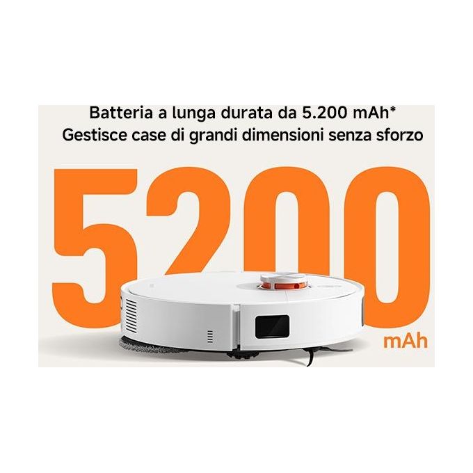 Xiaomi BHR8859EU X20 Pro Robot aspirapolvere LDS 2,5 L autonomia 160 min 7000 Pa Wi-Fi app lavapavimenti stazione All-in-one colore Bianco