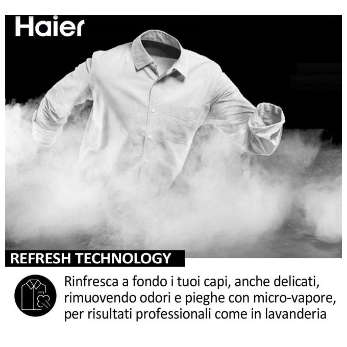 Haier HW80-BP14929A-S Lavatrice Caricamento Frontale 8kg 1400 Giri-min Bianco