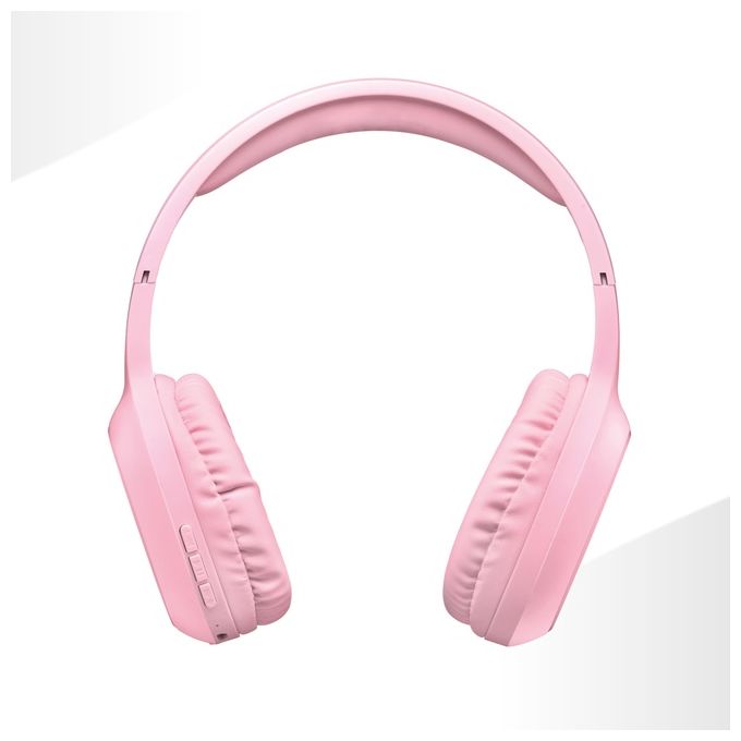 Cellular Line Music Sound Cuffie con Microfono Bluetooth Rosa