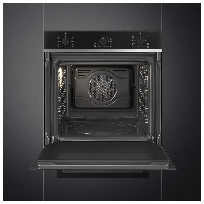 Smeg SF64M3TB Selezione Forno da incasso Multifunzione 70 L Classe A 8 Funzioni Vapor Clean (59.2x59.7x54.8 cm) colore Nero