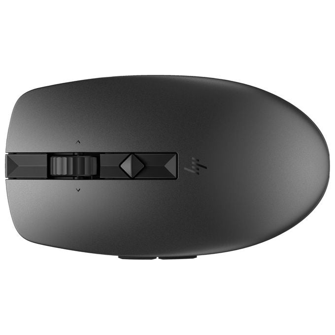 HP 6E6F2AA#ABB Mouse Silenzioso Ricaricabile 710 Wireless RF + Bluetooth 3000 DPI 7 Tasti Programmabili USB-C colore Nero