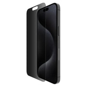 Belkin OVA150ZZ ScreenForce Pellicola Privacy Vetro Temperato per iPhone 15 Pro Max 6.7'' Antimicrobico 9H