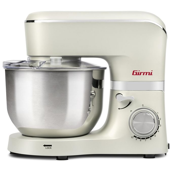 Girmi IM4701 Gastronomo Impastatrice Planetaria 6 L 1300 W 10 Velocita' Funzione Pulse colore Beige