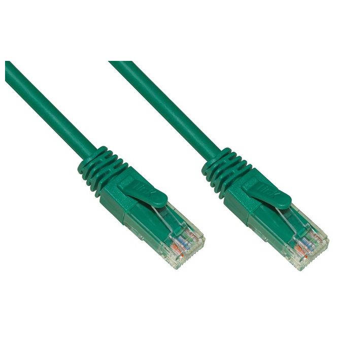 Link Cavo di Rete Categoria 6a Non Schermato Utp Awg24 Verde Halogenfree 05mt
