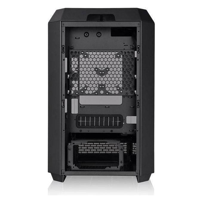 Thermaltake CA-1Y4-00S1WN-00 The Tower 300 Case PC Micro Tower con supporto micro ATX Mini-ITX vetro temperato 2 ventole 140 mm preinstallate colore Nero