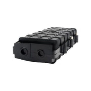 WP Europe WPCFDCO0224 Muffola Inline per 24 FIBRE 4 Porte IP68 colore Nero