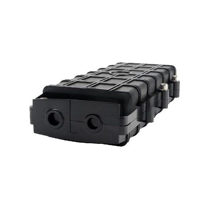 WP Europe WPCFDCO0224 Muffola Inline per 24 FIBRE 4 Porte IP68 colore Nero