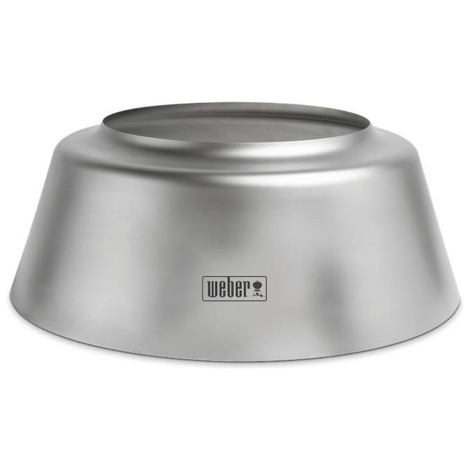 Weber 7666 Termoregolatore per Barbecue a Carbone da 57 cm in Acciaio Inox con Anello Diffusore colore Acciaio inox